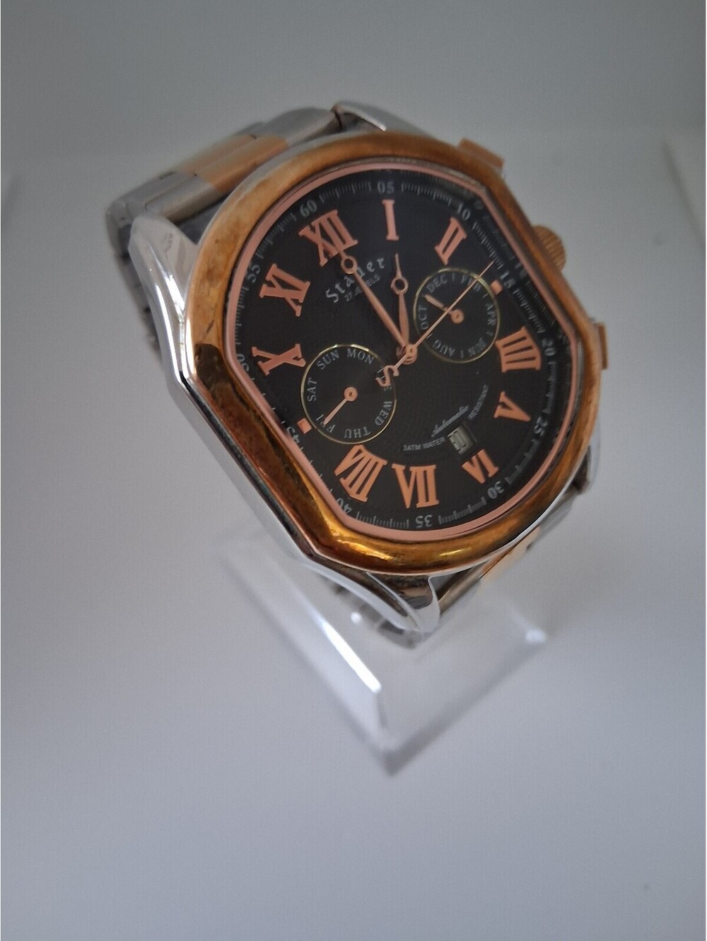 Stauer Meisterzeit 33203‎ Two Tone Automatic Men's Watch